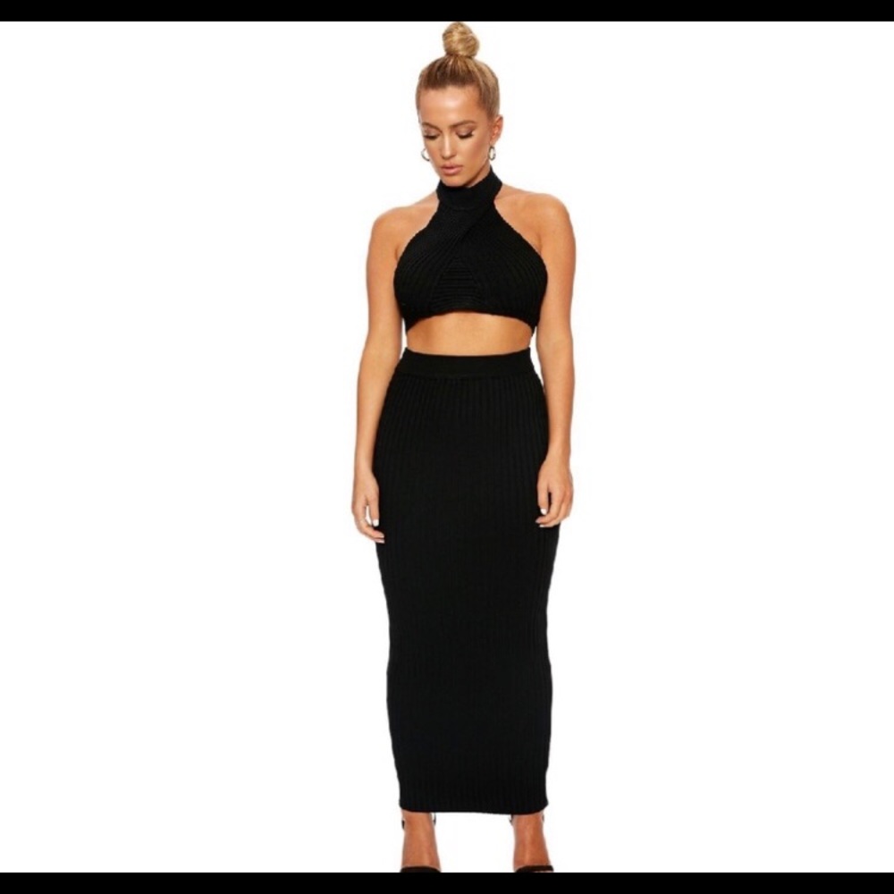 Naked Wardrobe 2 piece skirt set